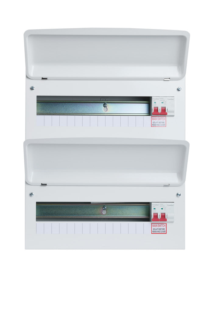 Fusebox F2030MDT 30 Way Consumer Unit (15-15) 2 Ã— 100A Main Switch