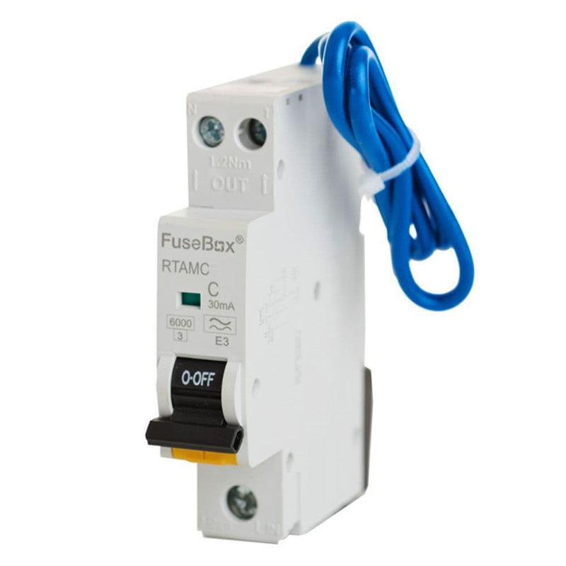 Fusebox RTAMC20 20A Mini-RCBO 6kA 2 pole (C Curve) Type A