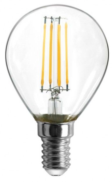 Golfball LED Filament Lamp, 4W, 2700K (B G45-C E14)