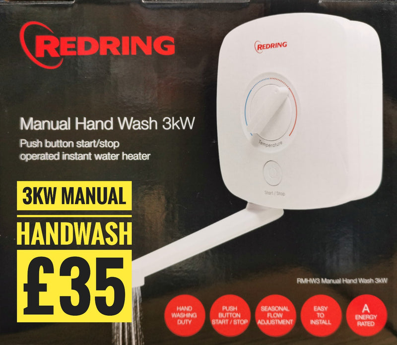 Redring Manual Handwash 3kW (RMHW3)