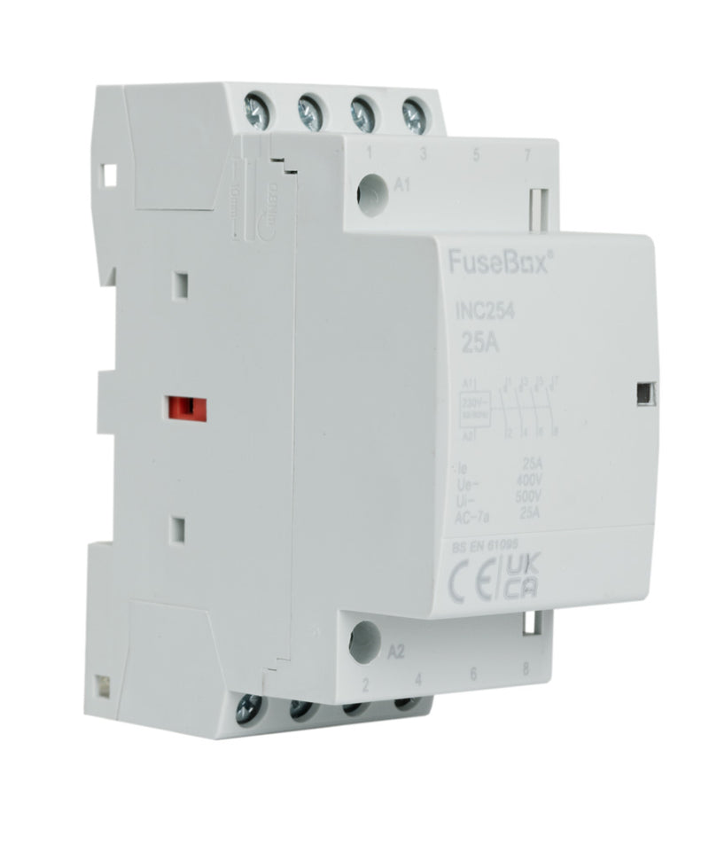 Fusebox INC254 25A 4P Installation Contactor 230V