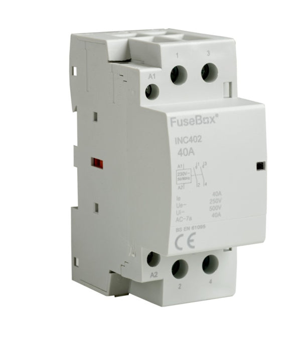 Fusebox INC402 40A 2P Installation Contactor 230V