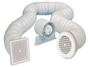 Vistalux VISL100S- 100mm Inline Extractor Fan Kit Standard Model