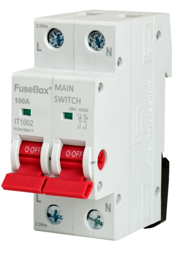 Fusebox IT1002 100a 2-Pole Isolator 2