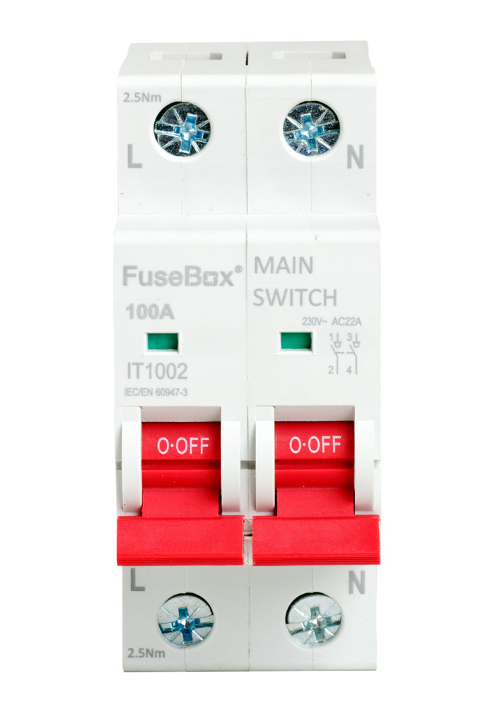 Fusebox IT1002 100a 2-Pole Isolator 2