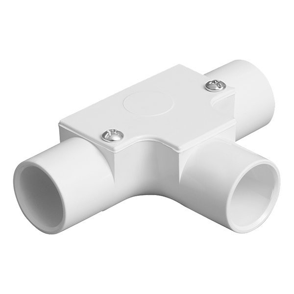 IT25WH 25mm White PVC Inspection Tee