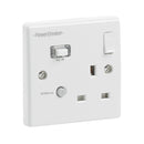 Greenbrook K21WPAPN-C RCD SINGLE SWITCHED SOCKET WHITE PASSIVE 30mA