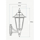 Knightsbridge LED Lantern, 230V Rated, IP54 (LANT1)