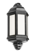 Knightsbridge LED Half Wall Lantern, 230V Rated with PIR, IP54 (LANT4)