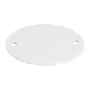 LID2WH 85mmØ Overlapping Lid for Circular Conduit Box - White