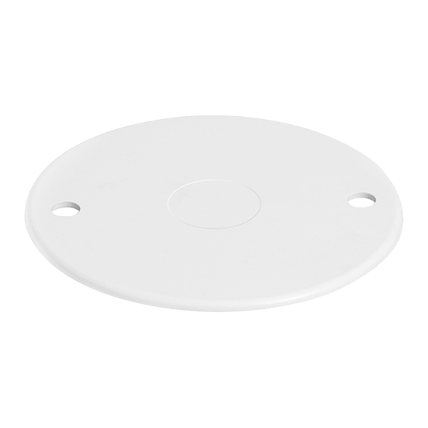 LID2WH 85mmØ Overlapping Lid for Circular Conduit Box - White