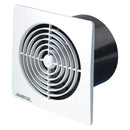 Manrose LP100STC - Lo Profile - 100mm square bathroom fan - timer - chrome