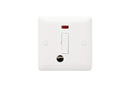 MK Base 1G 13A UNSWT Fuse Con Unit + Neon & Flex (MB1030WHI)