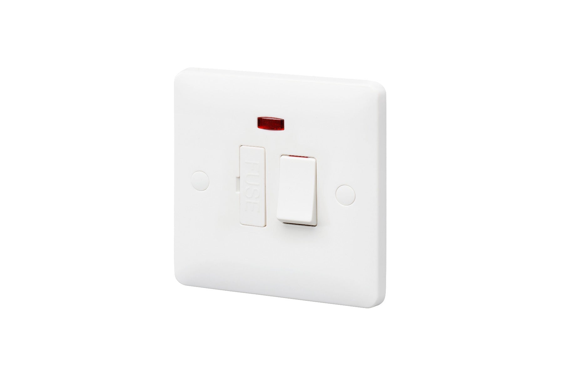 MK Base 1G 13A SWT Fused Con Unit with Neon (MB1042WHI)