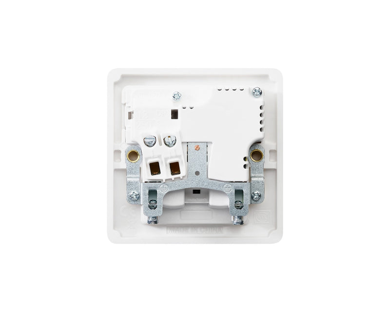 MK Base 13A 1G DP Switched Socket with USB Port (MB24354WHI)