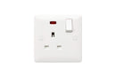 MK Base 13A 1G SP Switched Socket with Neon (MB2657WHI)