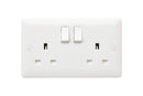 MK Base 13A 2G DP SWITCHED SOCKET	(MB2747DPWHI)