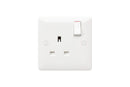 MK Base 13A 1G DP Switched Socket (MB2757DPWHI)