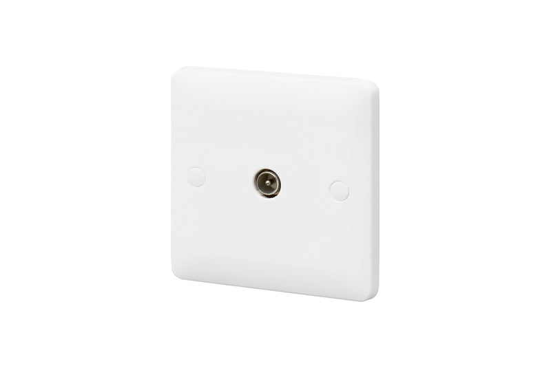 MK Base 1G Single Outlet Male Non-isolated (MB3520WHI)