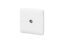 MK Base 1G Single Female Non-Isolated TV Socket (MB3521WHI)