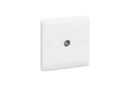 MK Base 1G Single Female Non-Isolated TV Socket (MB3521WHI)