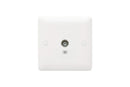 MK Base 1G Single Outlet Isolated TV Socket (MB3522WHI)