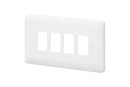 MK Base 4 MOD Grid Plate (MB3634WHI)