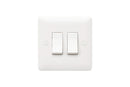 MK Base 10AX 2G 1- Way Switch - Small Rocker (MB4862W1WHI)
