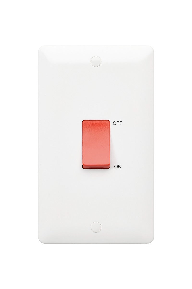 MK Base 45A 2G DP Switch (2G Portrait) (MB5215WHI)