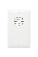 MK Base 115-230V Shaver Socket 50Hz-60Hz (MB701WHI)