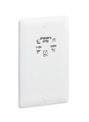 MK Base 115-230V Shaver Socket 50Hz-60Hz (MB701WHI)