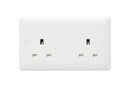 MK Base 13A 2G Unswitched Socket (MB781WHI)