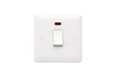MK Base 20AX 1G DP Switch with Neon (MB8423WHI)