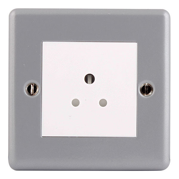 BG MC528 Metal Clad 2A Single Unswitched Socket