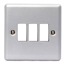 BG MC543 Metal Clad 10A, 2-Way Triple Switch