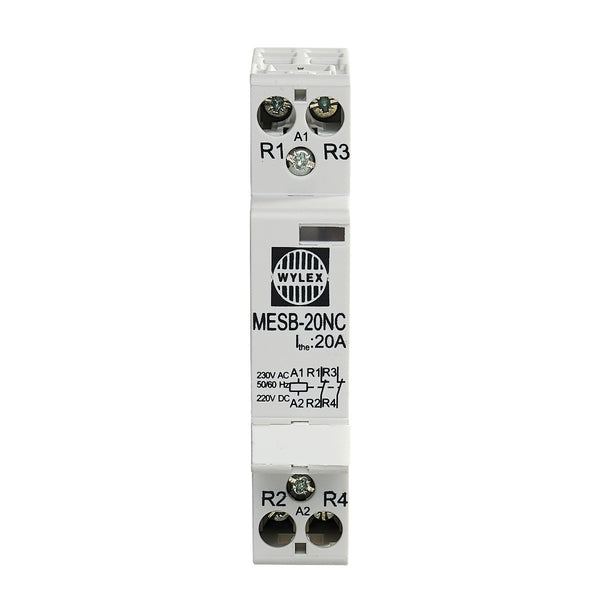 Wylex MESB-20NC 20A Contactor 2 Pole 1 Module (Normally Closed)