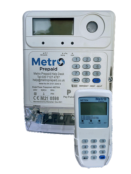 Metro MET004 Single Phase Prepaid Meter