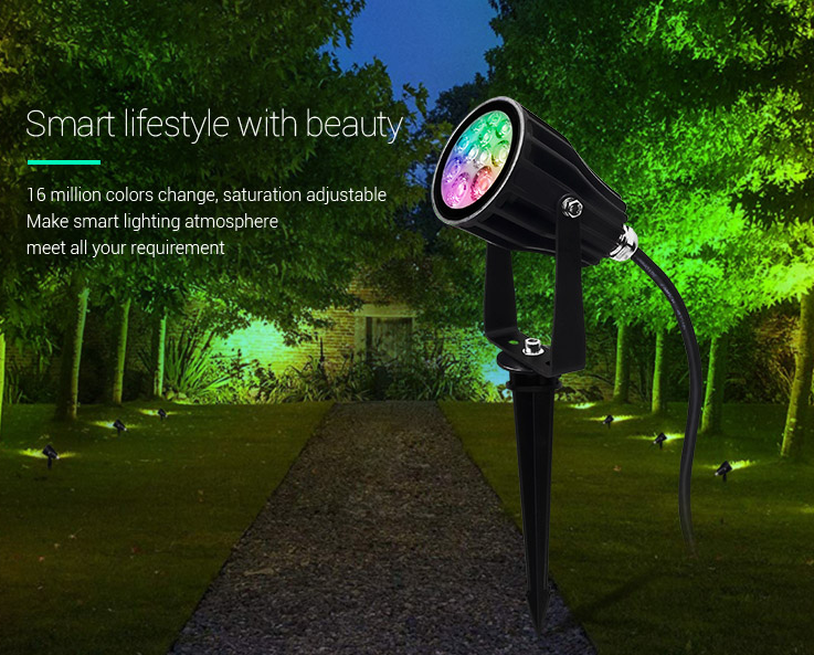 Smart LED Adjustable Garden Light, 6W, RGB+CCT (ML-C04)