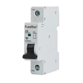 Fusebox MT06C101 10A 6kA 1 pole C Curve MCB