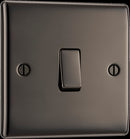 BG NBN13 Nexus Metal Black Nickel Intermediate Switch, 10Ax 2 Way
