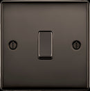 BG NBN13 Nexus Metal Black Nickel Intermediate Switch, 10Ax 2 Way