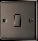 BG NBN13 Nexus Metal Black Nickel Intermediate Switch, 10Ax 2 Way