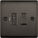 BG NBN50 Nexus Metal Black Nickel Switched 13A Fused Connection Unit