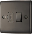 BG NBN50 Nexus Metal Black Nickel Switched 13A Fused Connection Unit