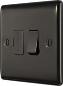 BG NBN50 Nexus Metal Black Nickel Switched 13A Fused Connection Unit