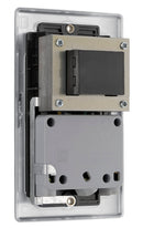 BG NBS20B Nexus Metal Brushed Steel Dual Voltage Shaver Socket