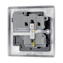 BG NBS21B Nexus Metal Brushed Steel Single Switched 13A Power Socket