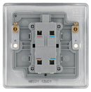 BG NBS31 Nexus Metal Brushed Steel Single Switch, 20A With Power Indicator