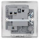 BG NPC52 Nexus Metal Polished Chrome Swi. 13A Fused Conn. Unit, w- Power Indicator