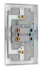 BG NPC72 Nexus Metal Polished Chrome 45A Rectangular Cooker Control Unit, With Power Indicator